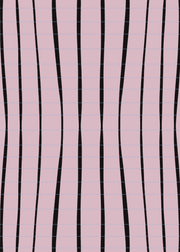 Pastel Pink Stripes Reusable Sticker Book